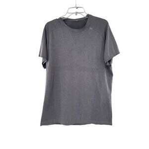 Lululemon Mens Heathered Gray Short Sleeve T-Shirt Size L